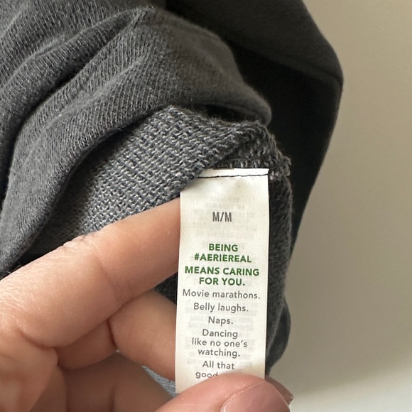 Aerie Charcoal Knit Sweater - Picture 6 of 7